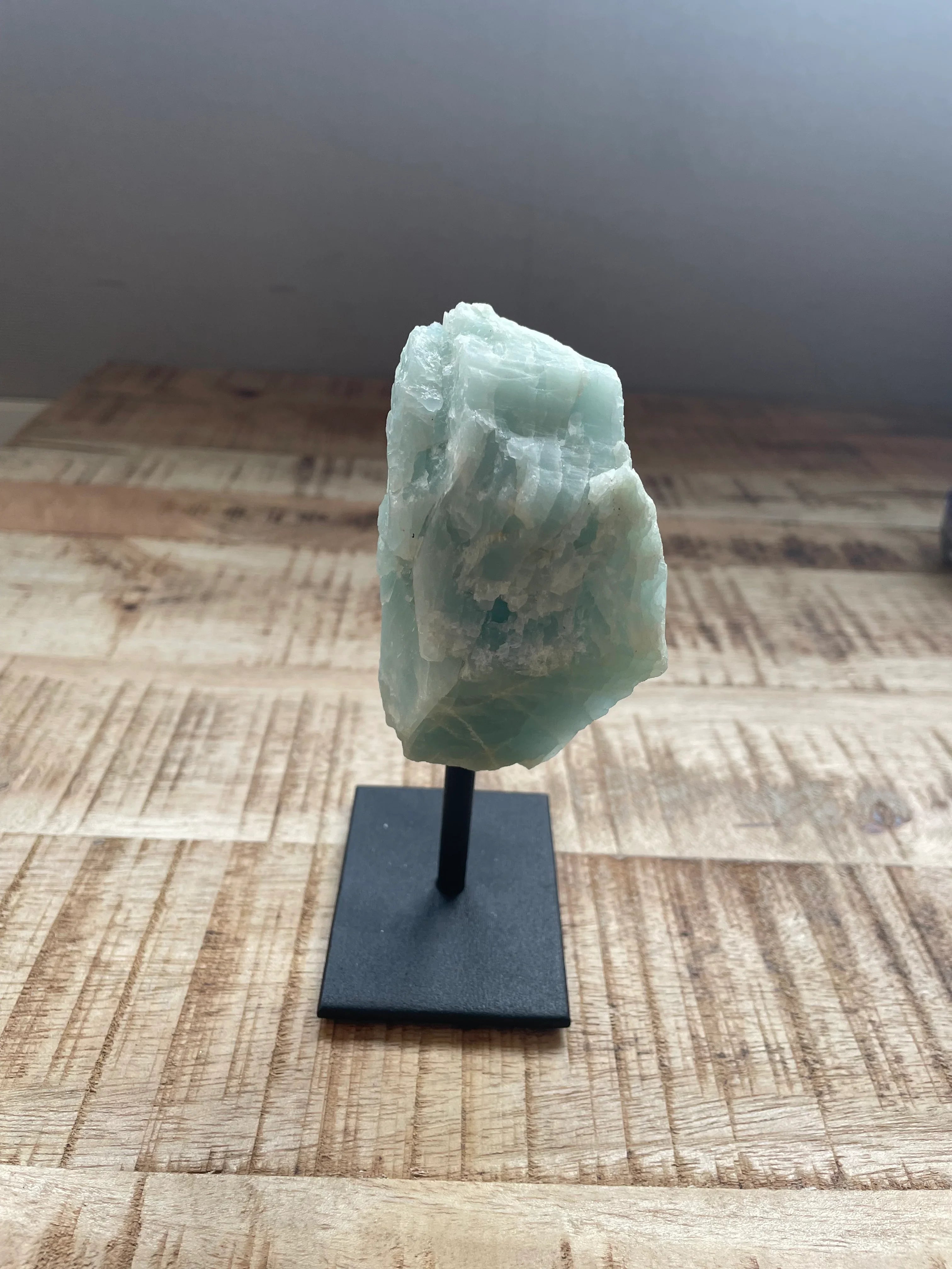 Aquamarijn staander 8 cm hoog