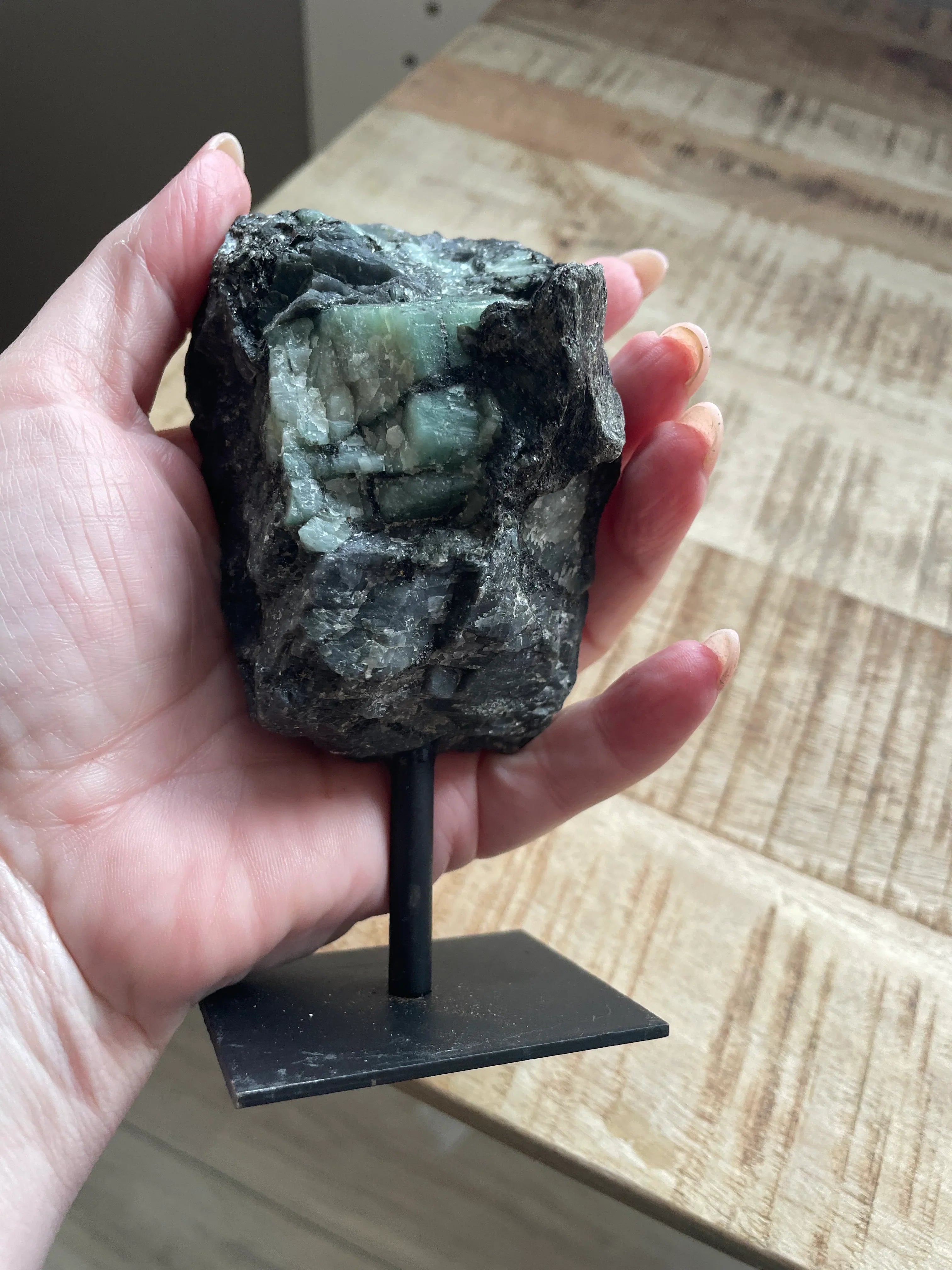 Smaragd staander 9 cm
