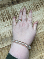 Bergkristal armband 10 mm kralen