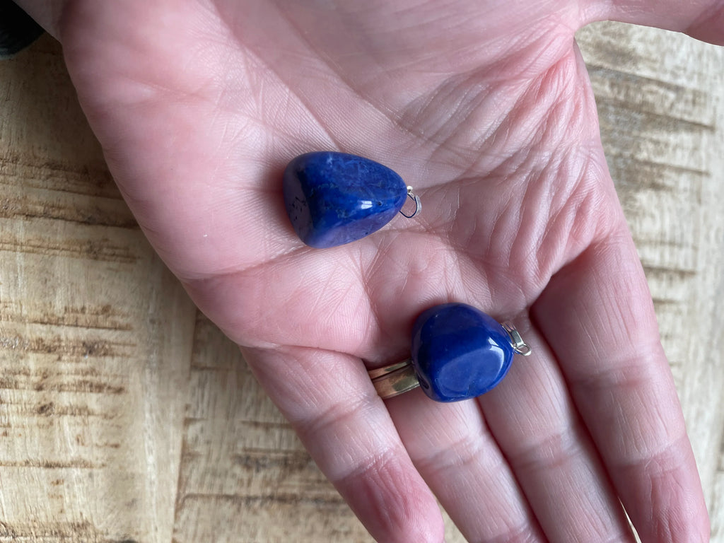 Lapis lazuli hanger steen