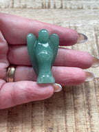 Groene aventurijn engel 3 cm