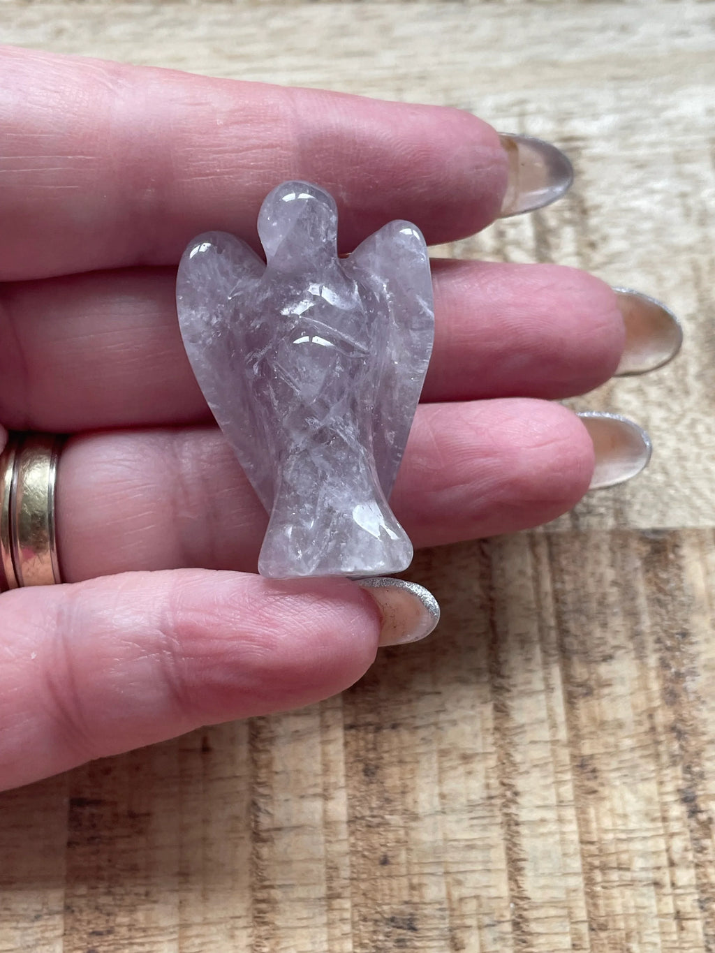 Amethist engel 3 cm