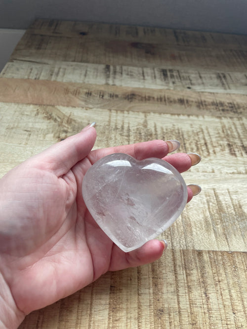 Bergkristal hart 5 cm