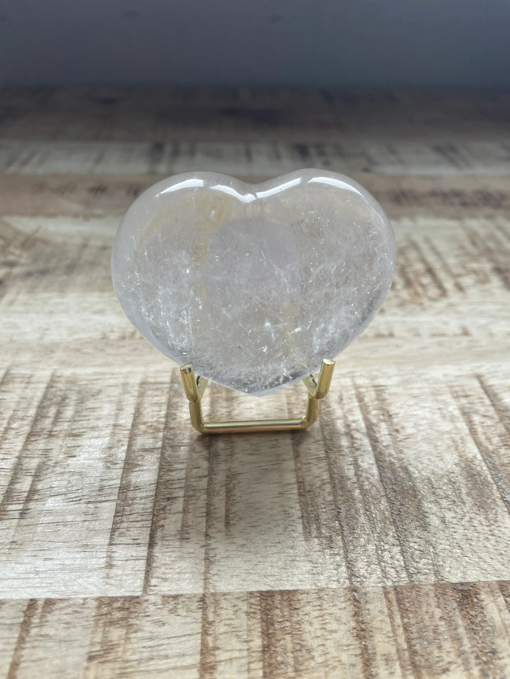 Bergkristal hart 8 cm