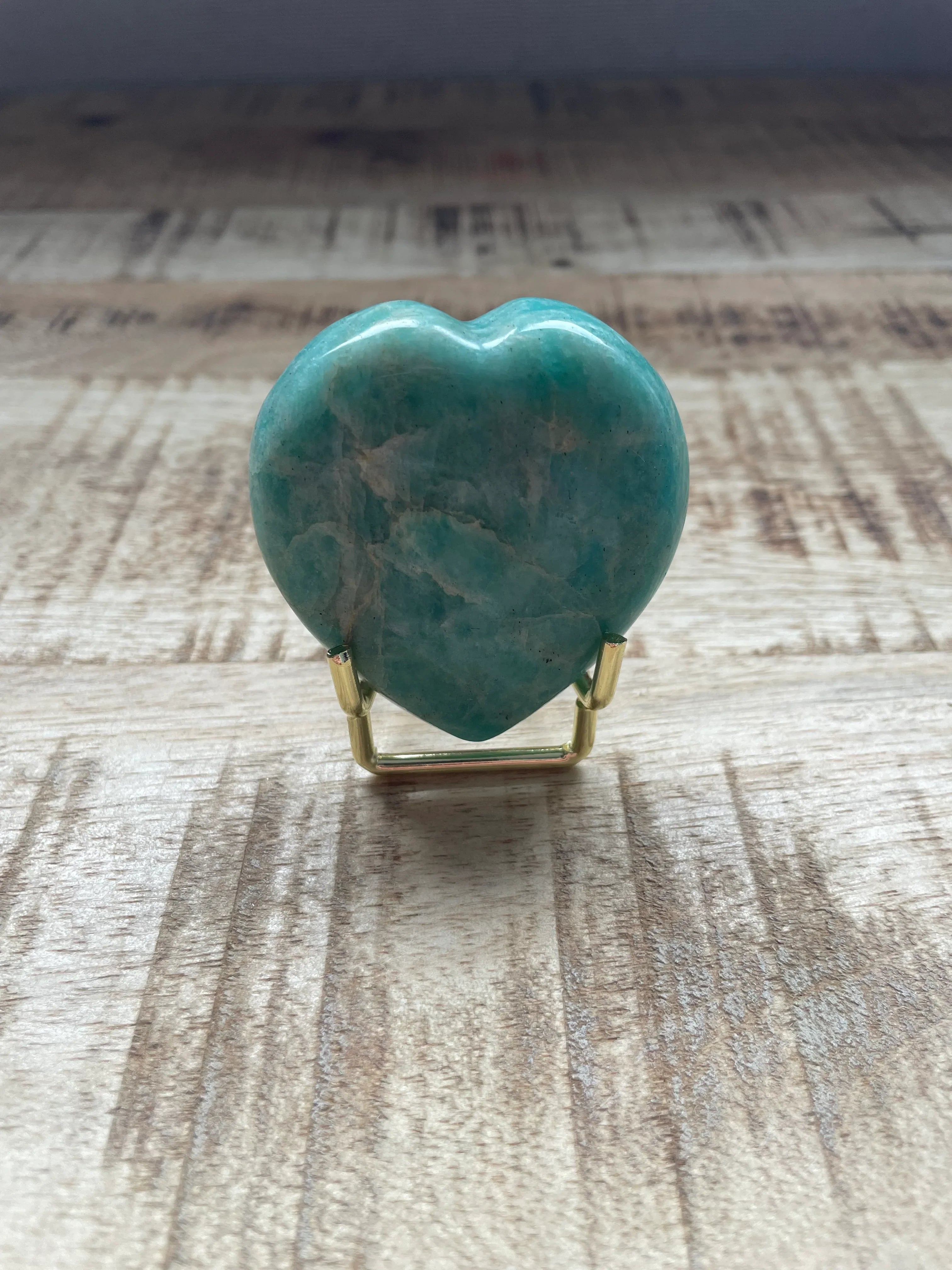 Amazoniet hart 4,5 cm