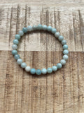 Amazoniet armband 6 mm kralen