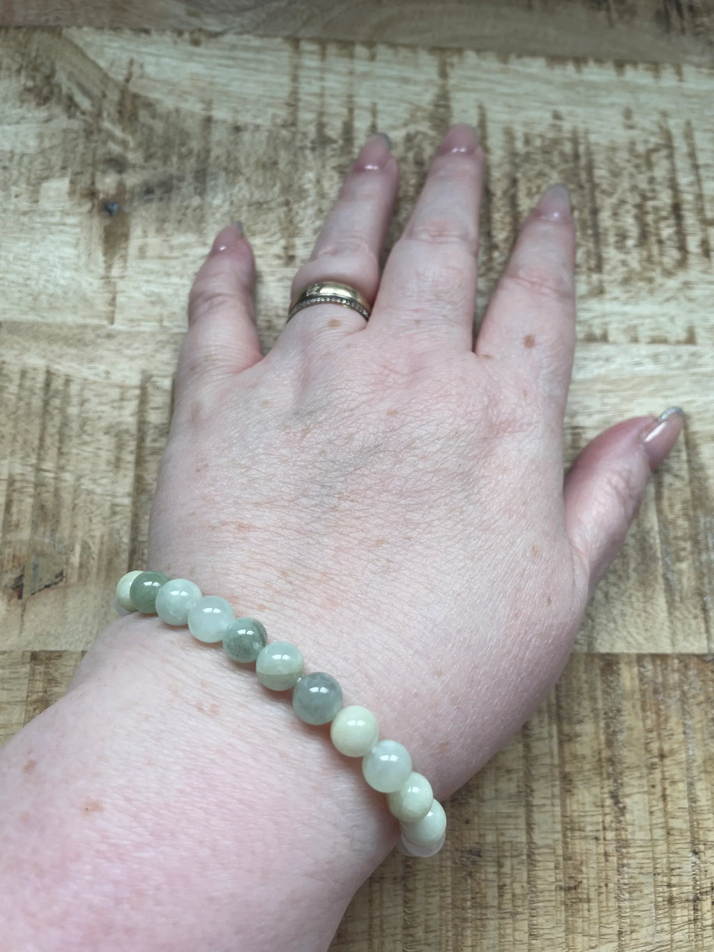 Morganiet armband 8 mm kralen