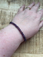 Amethist armband 4 mm kralen