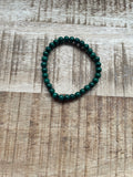 Malachiet armband 6 mm kralen