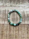 Chrysopraas armband 8 mm kralen
