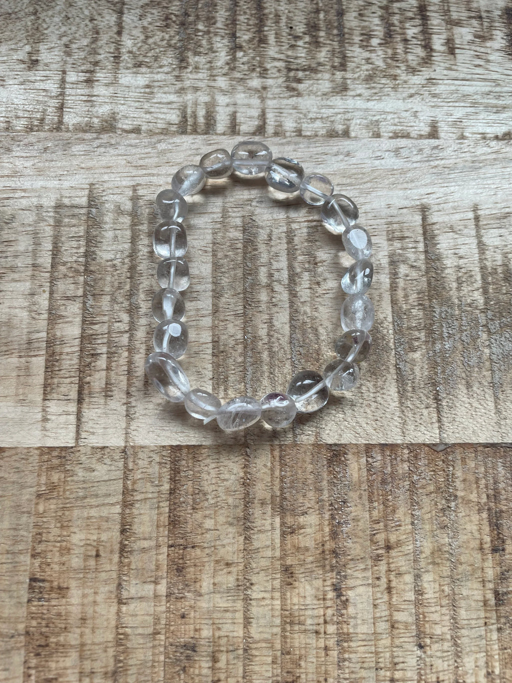 Bergkristal split armband