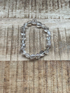 Bergkristal split armband