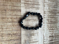 Zwarte toermalijn split armband