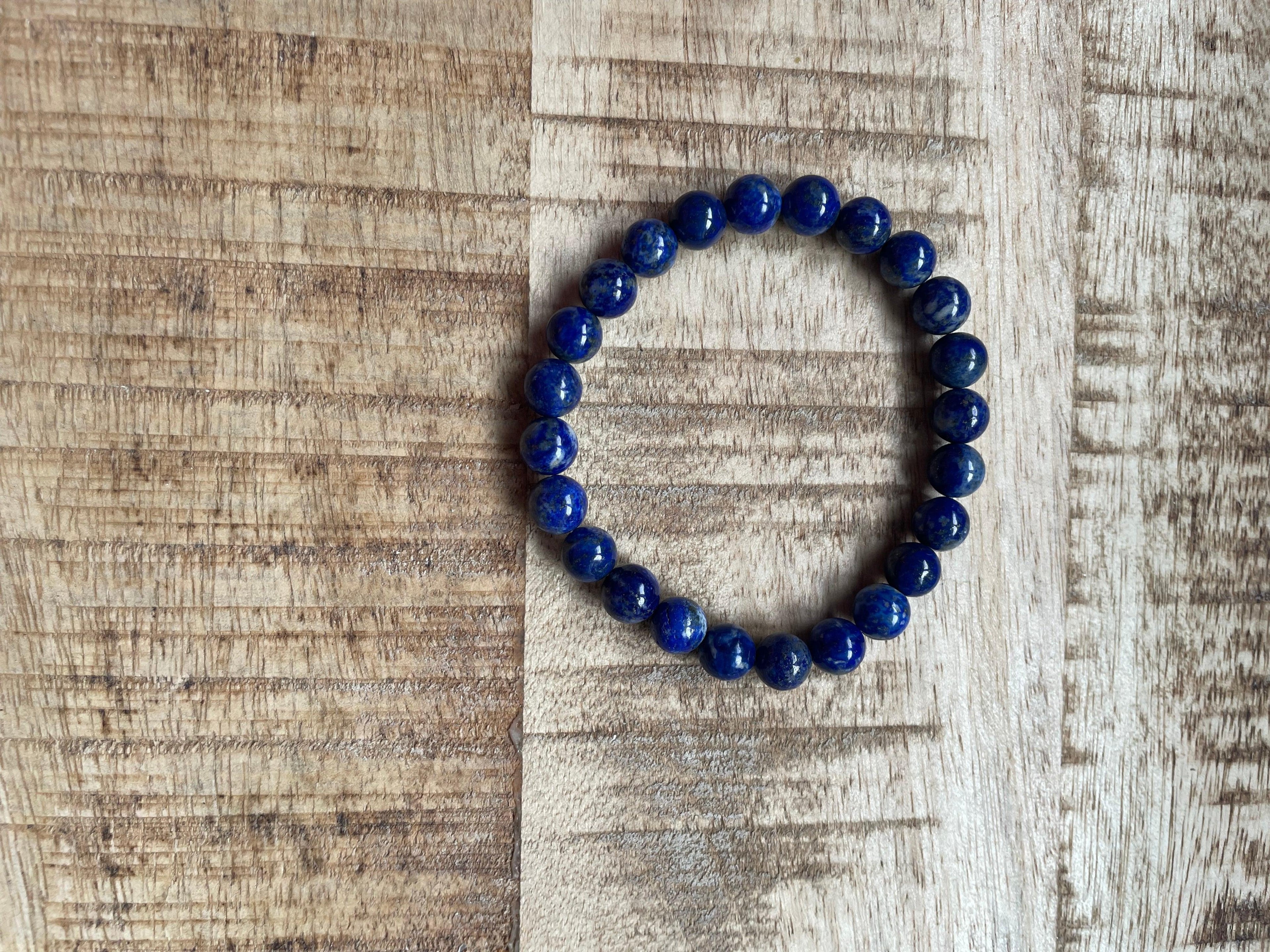 Lapis Lazuli armband 8 mm kralen