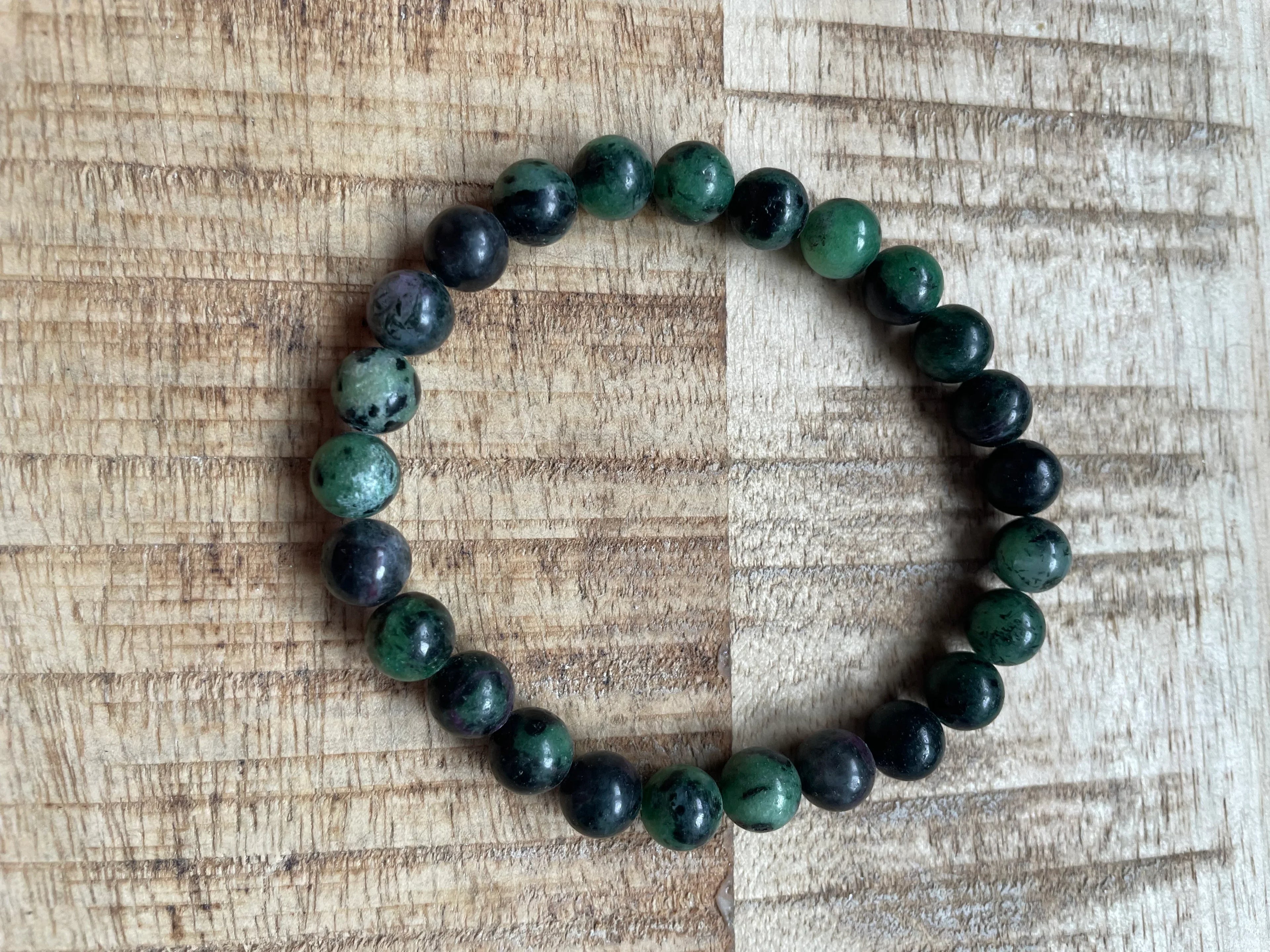 zoisiet armband 8 mm kralen
