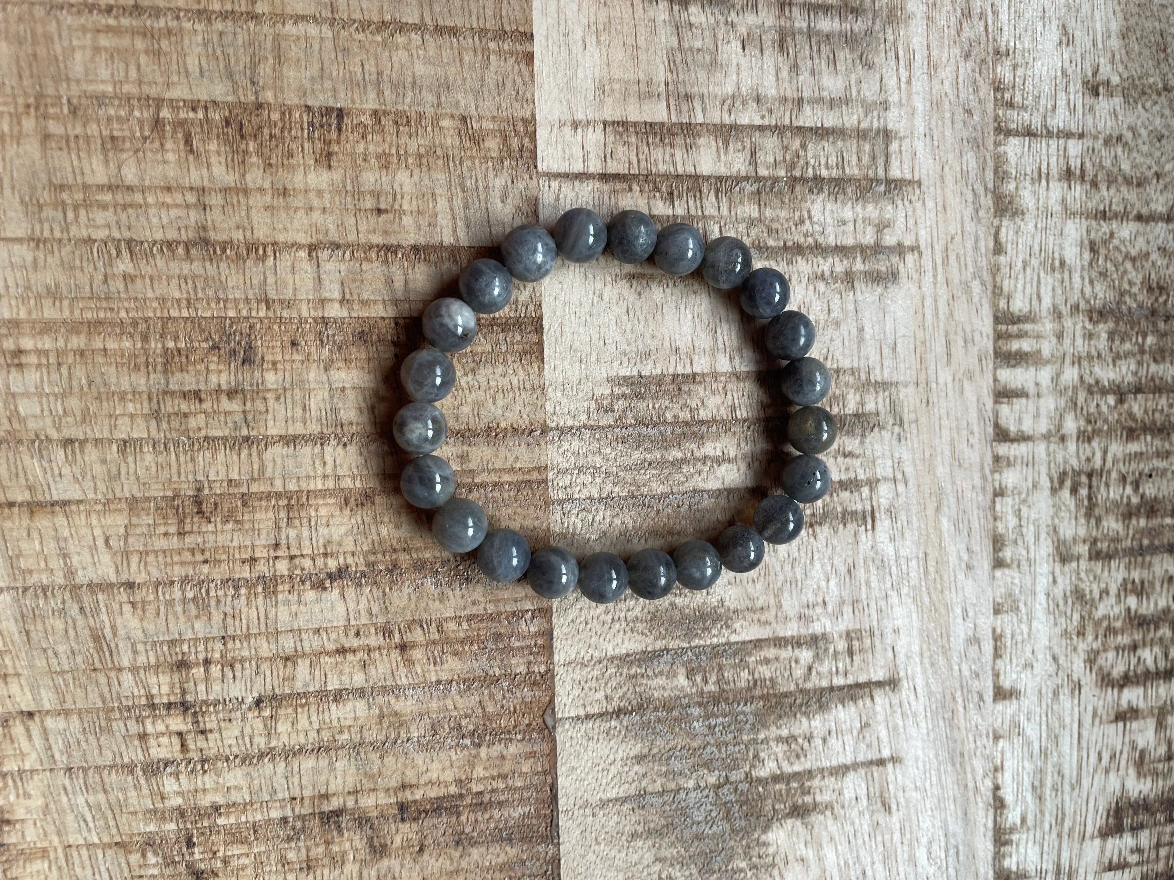 Labradoriet armband 8 mm kralen