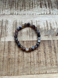 Botswana agaat armband 8 mm kralen