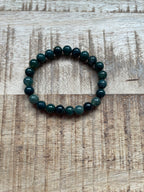 Mosagaat armband 8 mm kralen