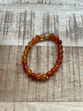Carneool armband 8 mm kralen