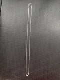 Zilveren ketting 1,1 mm 50 cm