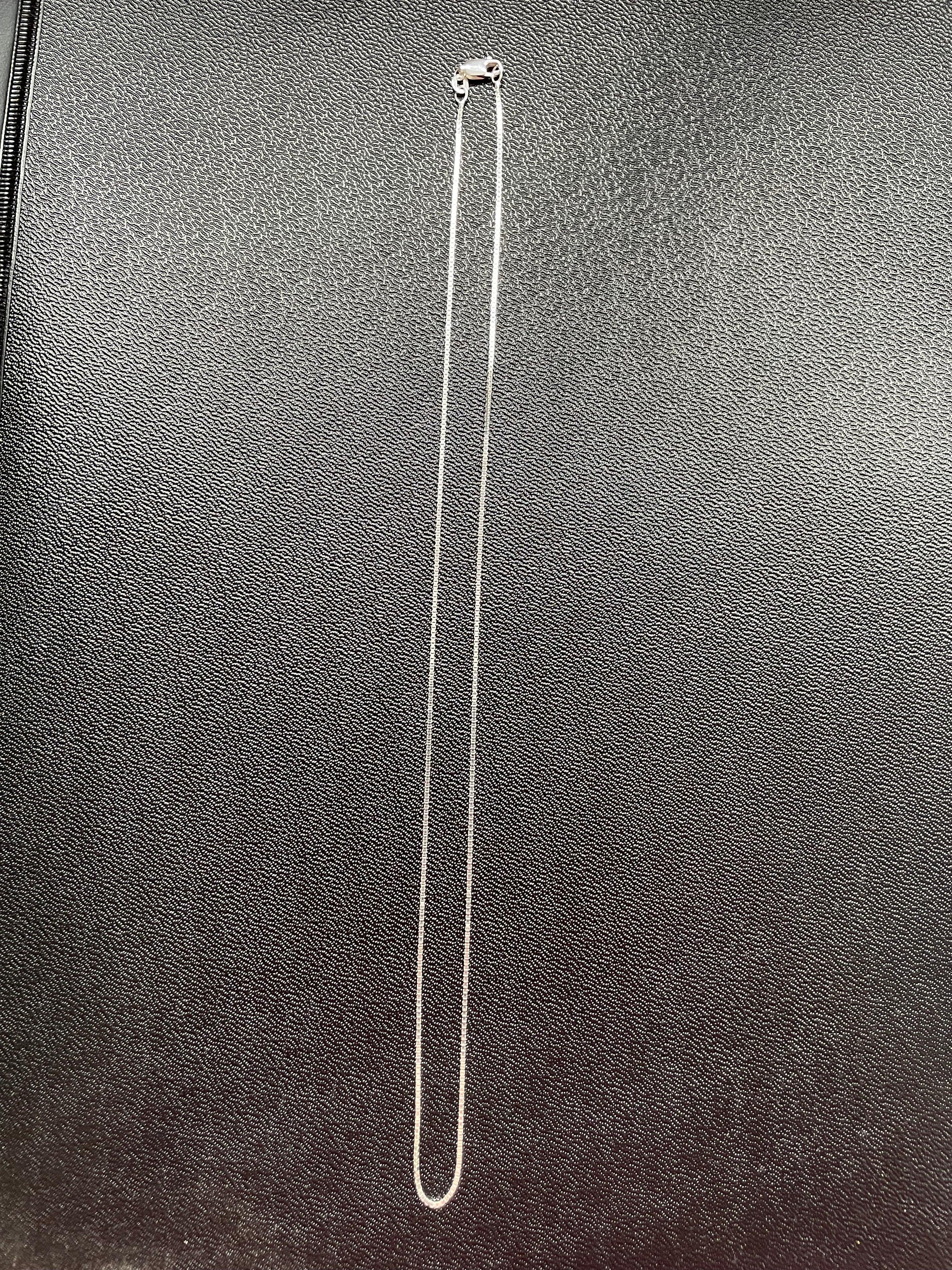 Zilveren ketting 1,1 mm 50 cm