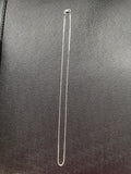 Zilveren ketting  0,9 mm 45 cm