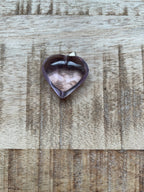 Amethist hanger hart