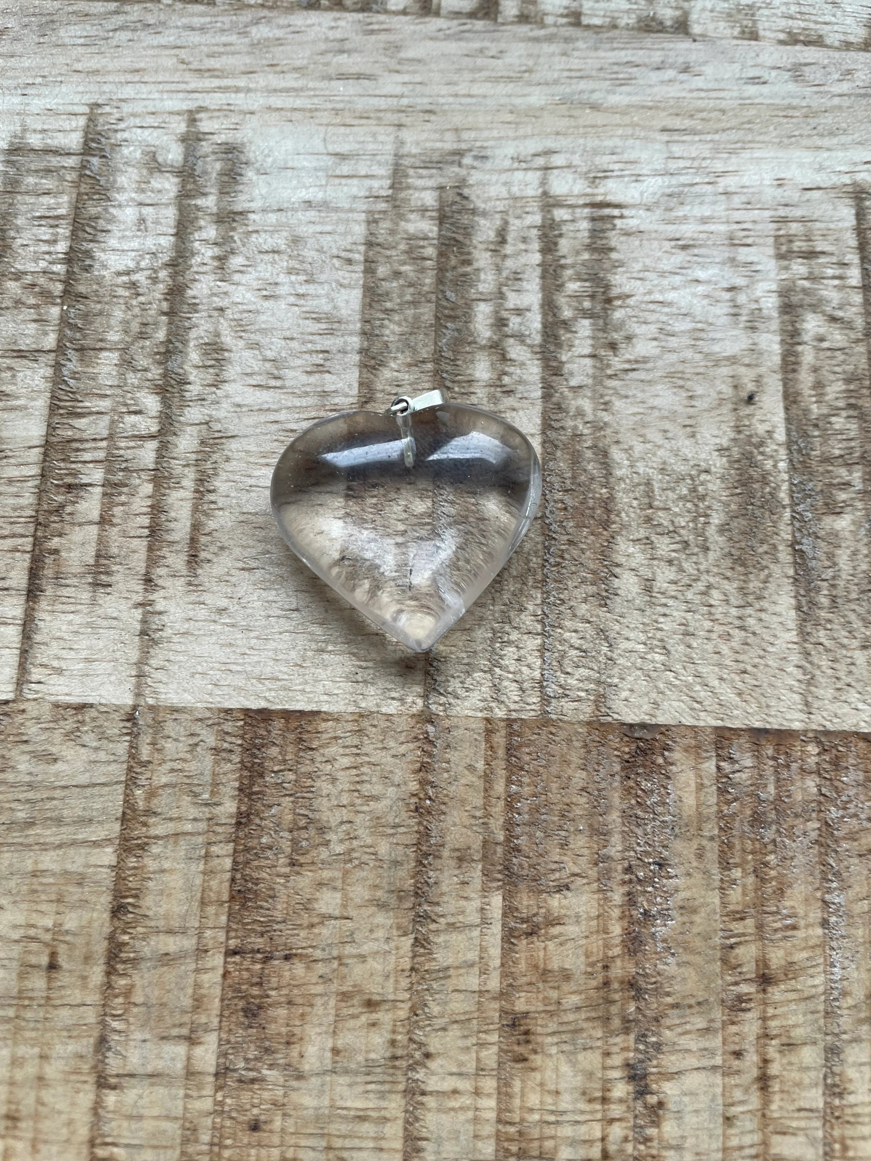 Bergkristal hanger hart