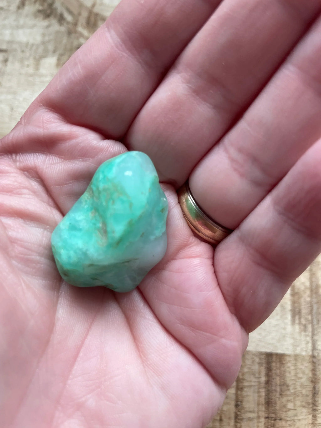Chrysopraas trommelsteen
