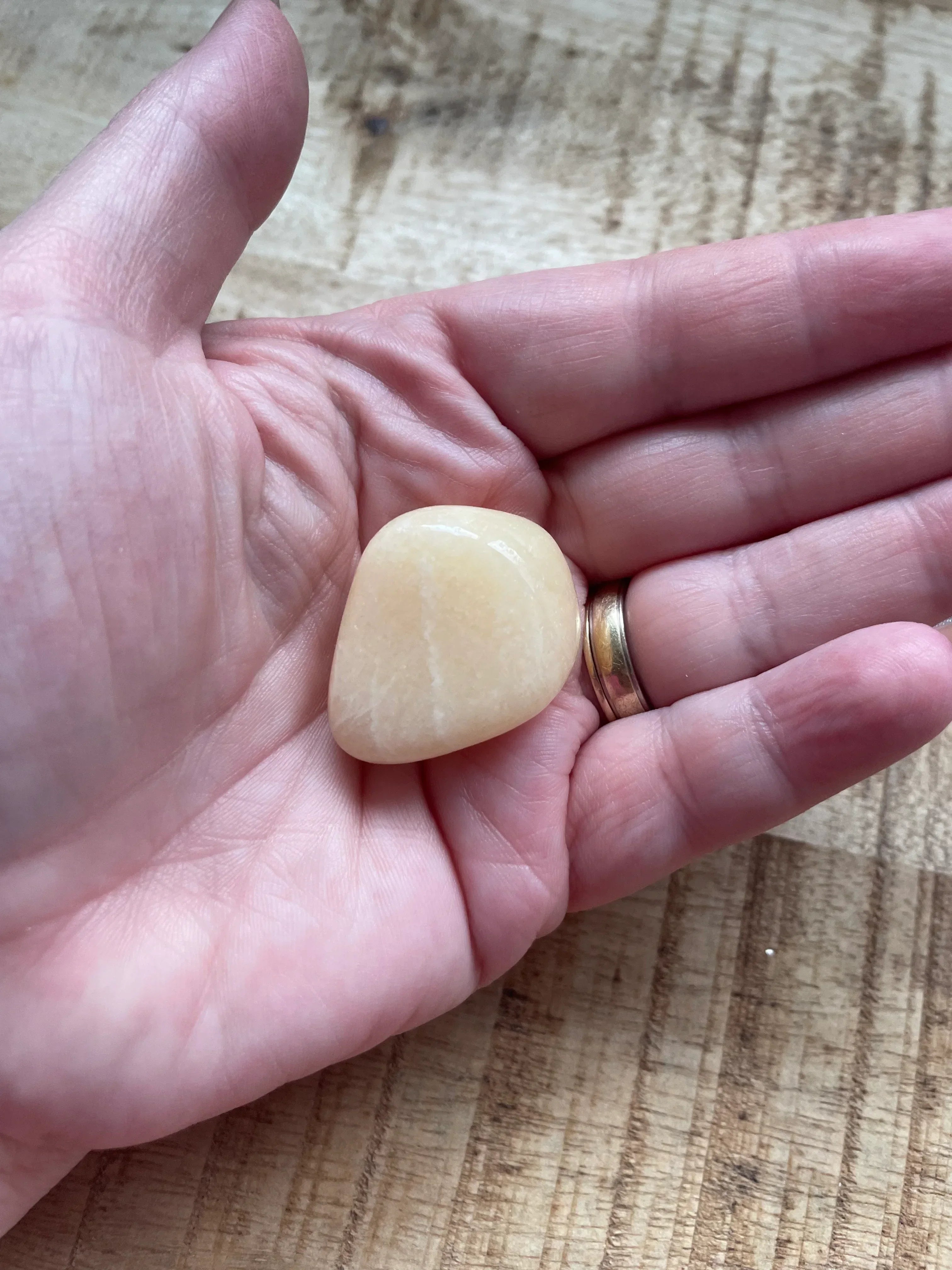 Honing calciet trommelsteen