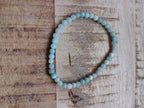 Amazoniet kogelarmband 4 mm kralen