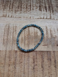 Aquamarijn kogelarmband 4 mm kralen