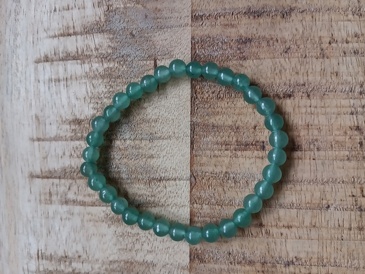 Groene aventurijn armband 6 mm kralen