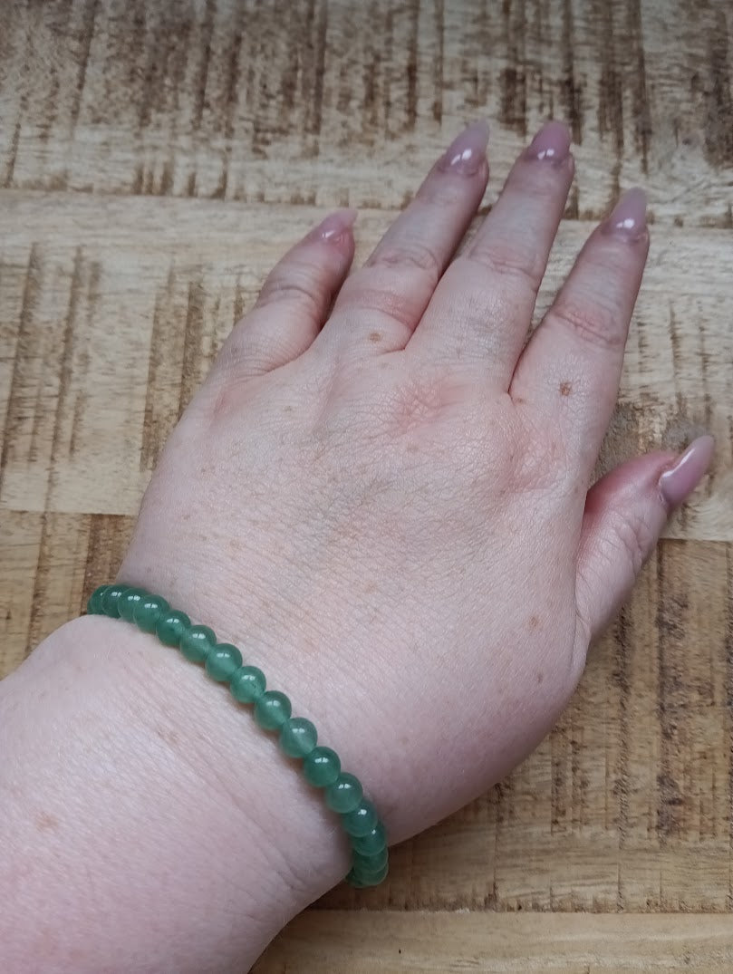 Groene aventurijn armband 6 mm kralen