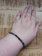 Heliotroop kogelarmband 4 mm kralen