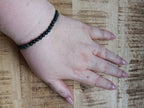 Mosagaat kogelarmband 4 mm kralen