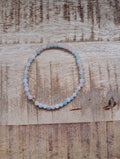 Morganiet kogelarmband 4 mm kralen
