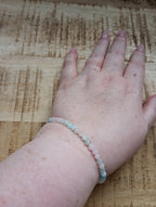 Morganiet kogelarmband 4 mm kralen