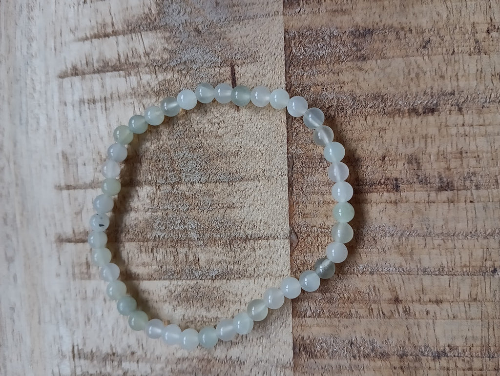Serpetijn kogelarmband 4 mm kralen