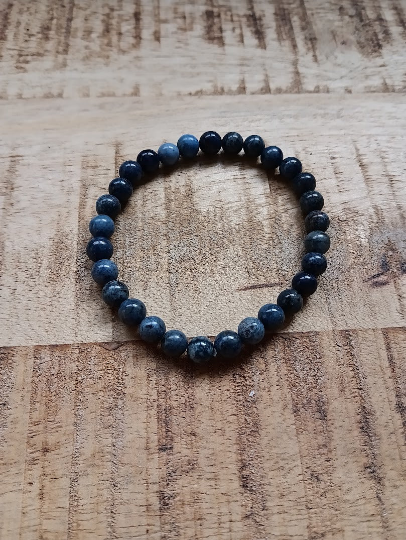 dumorturiet kogelarmband 6 mm kralen