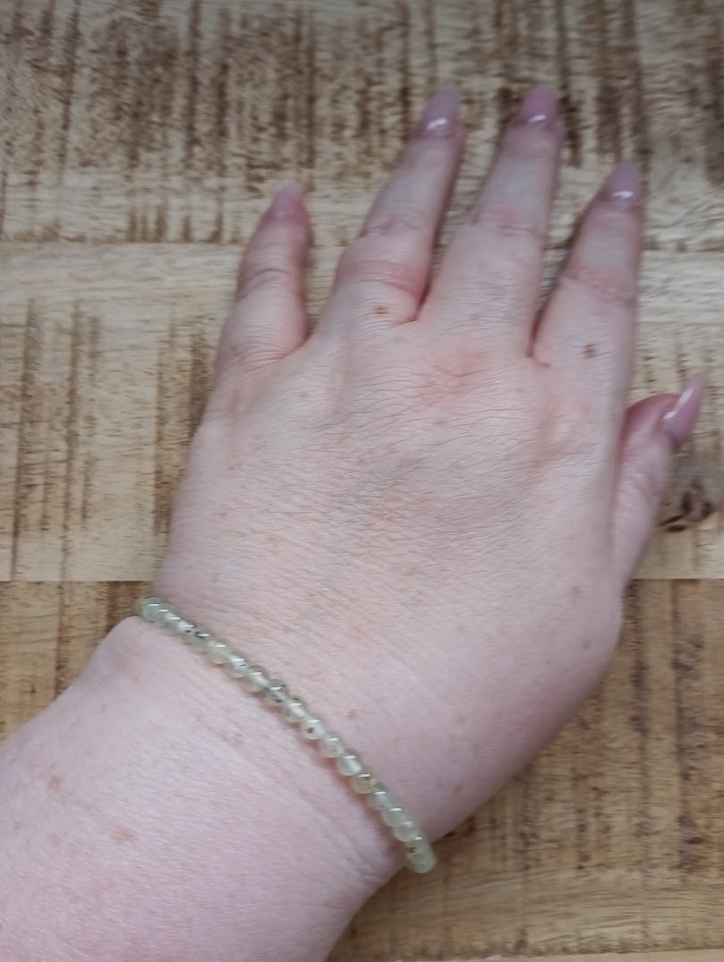 Toermalijn kogelarmband 4 mm kralenn